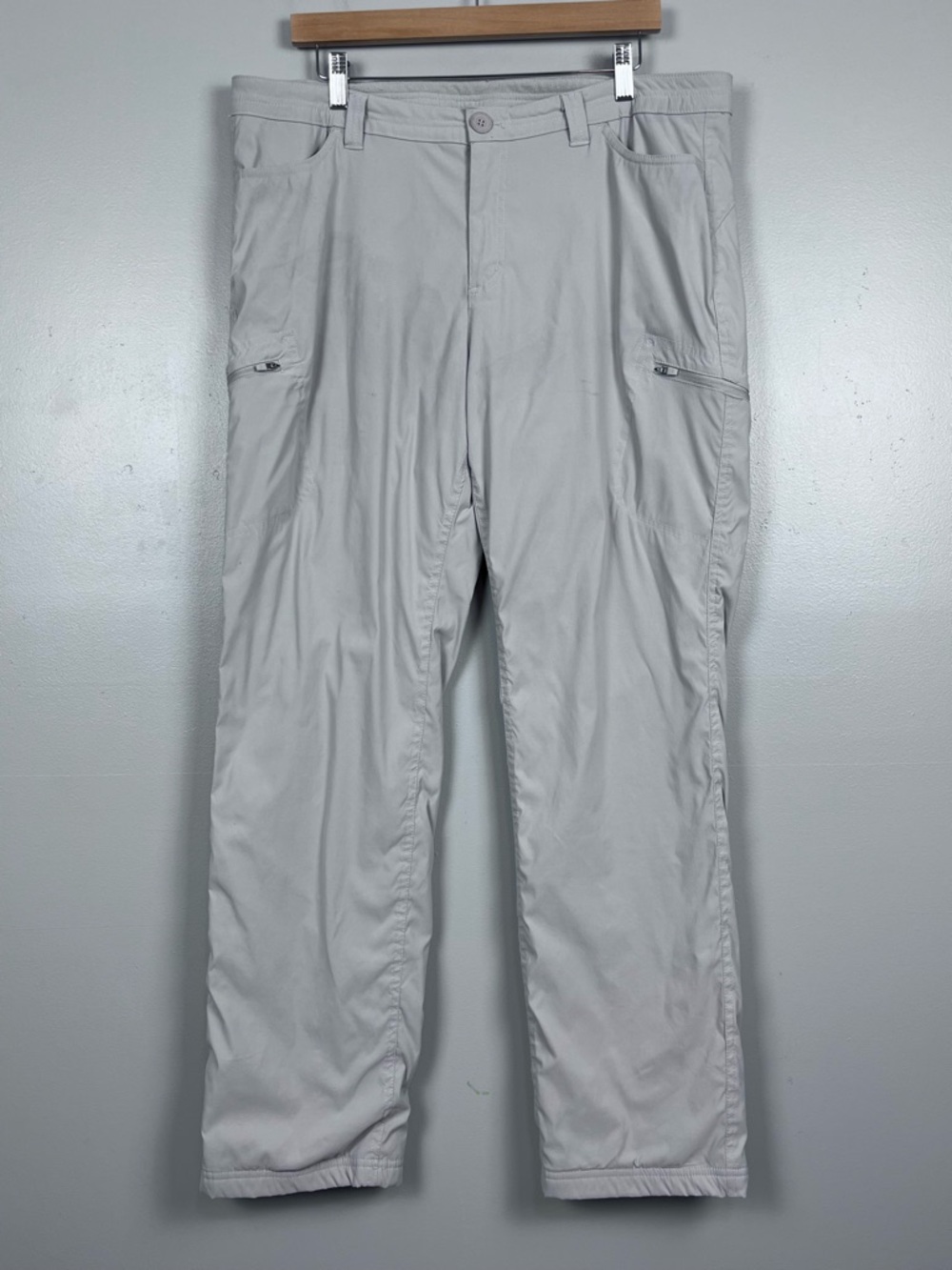 Eddie Bauer Women's Guide Pro Fleece Lined Nylon Hiking Pants Size 14; Outdoor